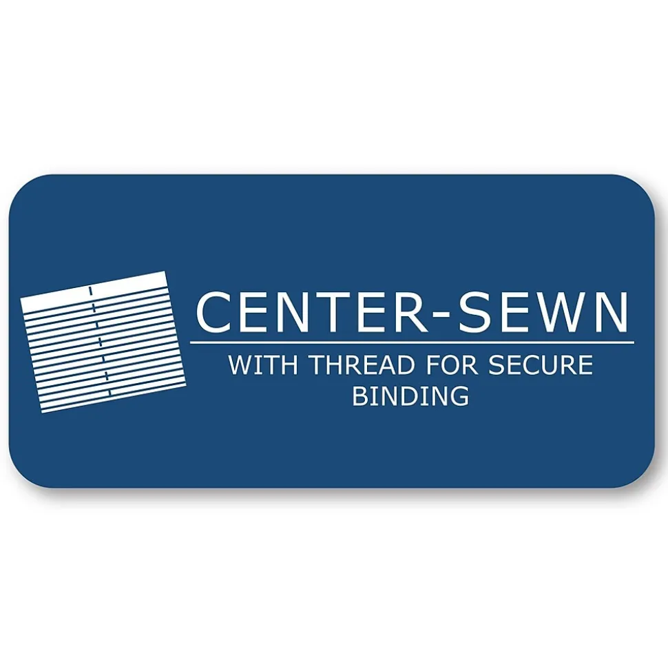 Roaring Spring Paper Products 1-Subject Composition Notebooks, 8" x 10", Wide Ruled, 60 Sheets, Black (77505)