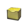 Safco Onyx™ Desktop Box File, Black, 10"H x 12 1/2"W x 11"D