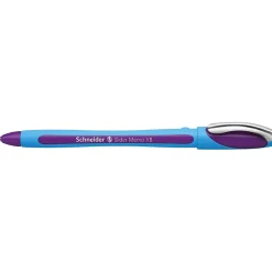 Schneider Slider Memo XB Ballpoint Pen, Extra Bold Point, Violet Ink, 10/Box (PSY150208)