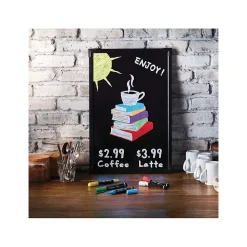 Sharpie Chalk Wet Erase Marker, Medium Tip, White, 2/Pack (2103010)