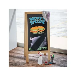 Sharpie Chalk Wet Erase Marker, Medium Tip, White, 2/Pack (2103010)