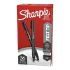Sharpie Felt Pen, Fine Point, 0.4mm, Black Ink, 36/Box (2083009)