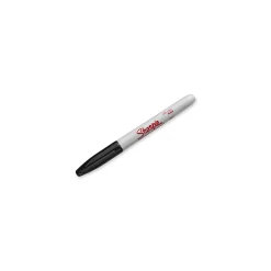 Sharpie Industrial Permanent Markers, Fine Tip, Black, Dozen (13601A)