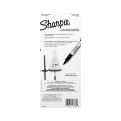 Sharpie Industrial Permanent Marker, Fine Tip, Black Ink, 3/Pack (13763PP)