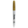 Sharpie Metallic Fine Point Permanent Markers Gold Each [Pack Of 12] (12PK-1823889)