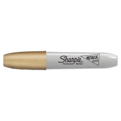 Sharpie Metallic Permanent Markers, Chisel Tip, Silver/Gold/Bronze, 3/Pack (2089609)