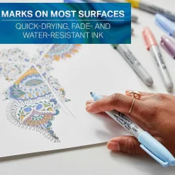 Sharpie Mystic Gems Permanent Markers, Fine Tip, Assorted, 24/Pack (2136727)