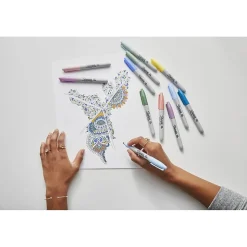 Sharpie Mystic Gems Permanent Markers, Fine Tip, Assorted, 24/Pack (2136727)