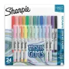 Sharpie Mystic Gems Permanent Markers, Ultra Fine Tip, Assorted, 24/Pack (2136772)