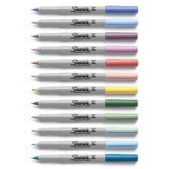 Sharpie Mystic Gems Permanent Markers, Ultra Fine Tip, Assorted, 24/Pack (2136772)