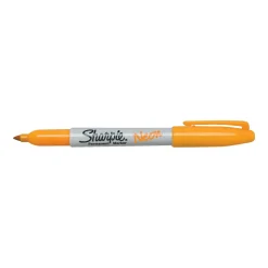 Sharpie Neon Permanent Marker, Fine Tip, Neon Orange (1860446)