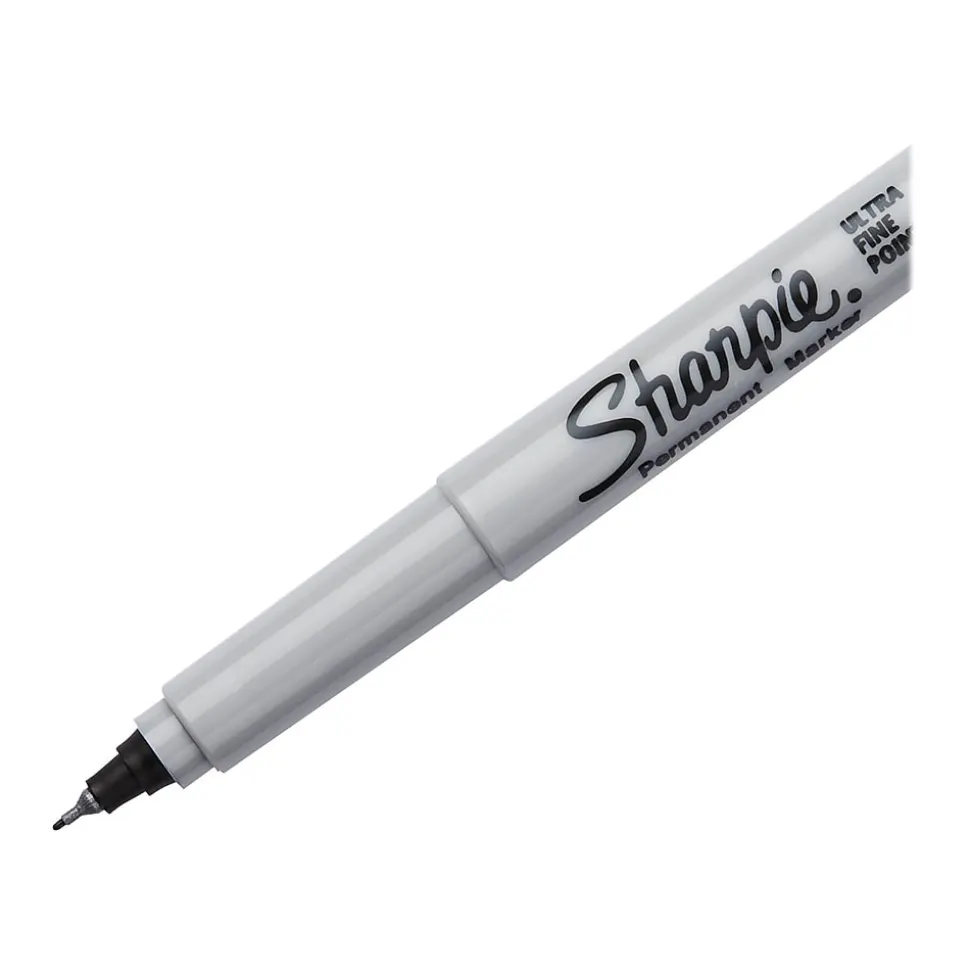 Sharpie Permanent Markers, Ultra Fine Tip, Black, 36/Pack (2082960)