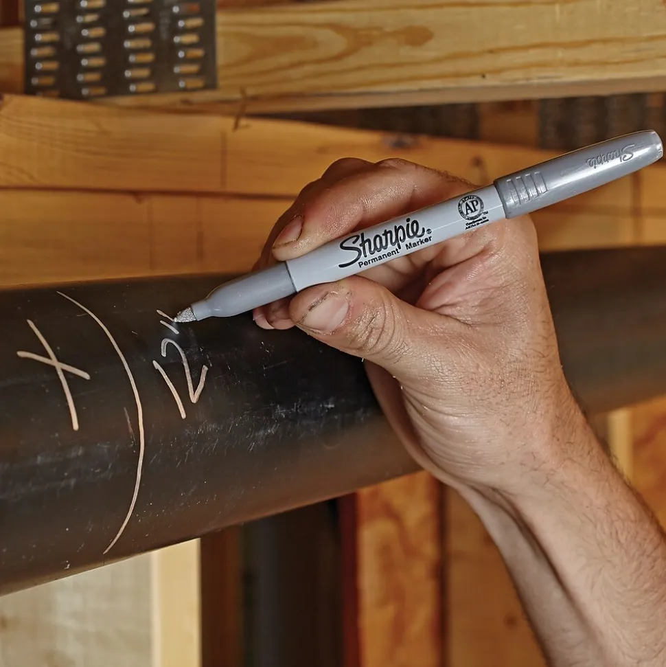 Sharpie Permanent Markers, Fine Tip, Assorted Metallic, 36/Pack (2003900)