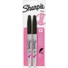 Sharpie Pink Ribbon Permanent Markers, Fine Tip, Black (1801743)