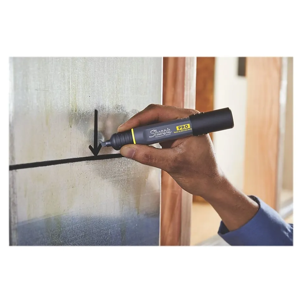 Sharpie PRO Permanent Markers, Chisel Tip, Assorted, 3/Pack (2018335/2178474)