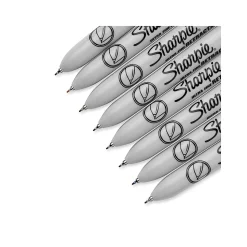 Sharpie Retractable Permanent Markers, Ultra Fine Tip, Assorted, 8/Pack (1742025)