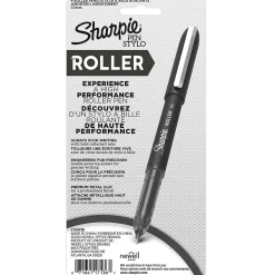 Sharpie Rollerball Pen, Needle Point Precision Pen, Assorted Color Ink, 4 Count (2093224)