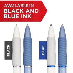 Sharpie S-Gel Retractable Gel Pen, Medium Point, Black Ink, 4/Pack (2126213)