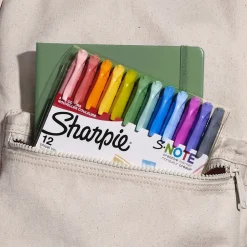 Sharpie S-Note Creative Marker, Chisel Tip, Assorted, Dozen (2117329/2158060)