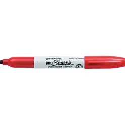 Sharpie Super Permanent Marker, Fine Tip, Red (33002)