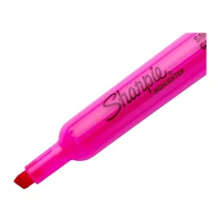 Sharpie Tank Highlighter, Chisel Tip, Pink, Dozen (25009)