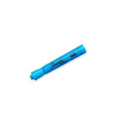 Sharpie Tank Highlighter, Chisel Tip, Fluorescent Blue, Dozen (25010)