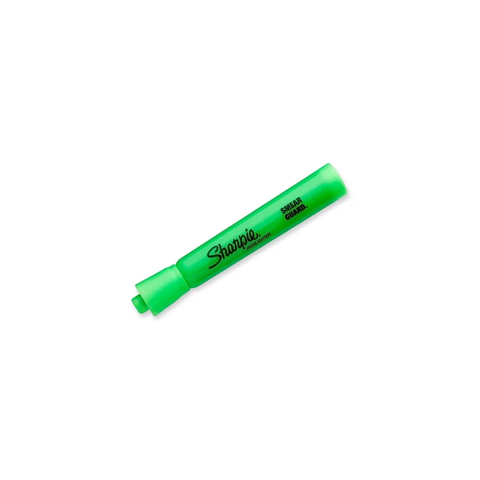 Sharpie Tank Highlighter, Chisel Tip, Fluorescent Green (25026)