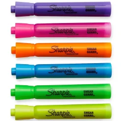 Sharpie Tank Highlighter, Chisel Tip, Assorted, Dozen (25145)