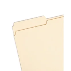 Smead 100% Recycled File Folders, 1/3-Cut Tab, Legal Size, Manila, 100/Box (15339)