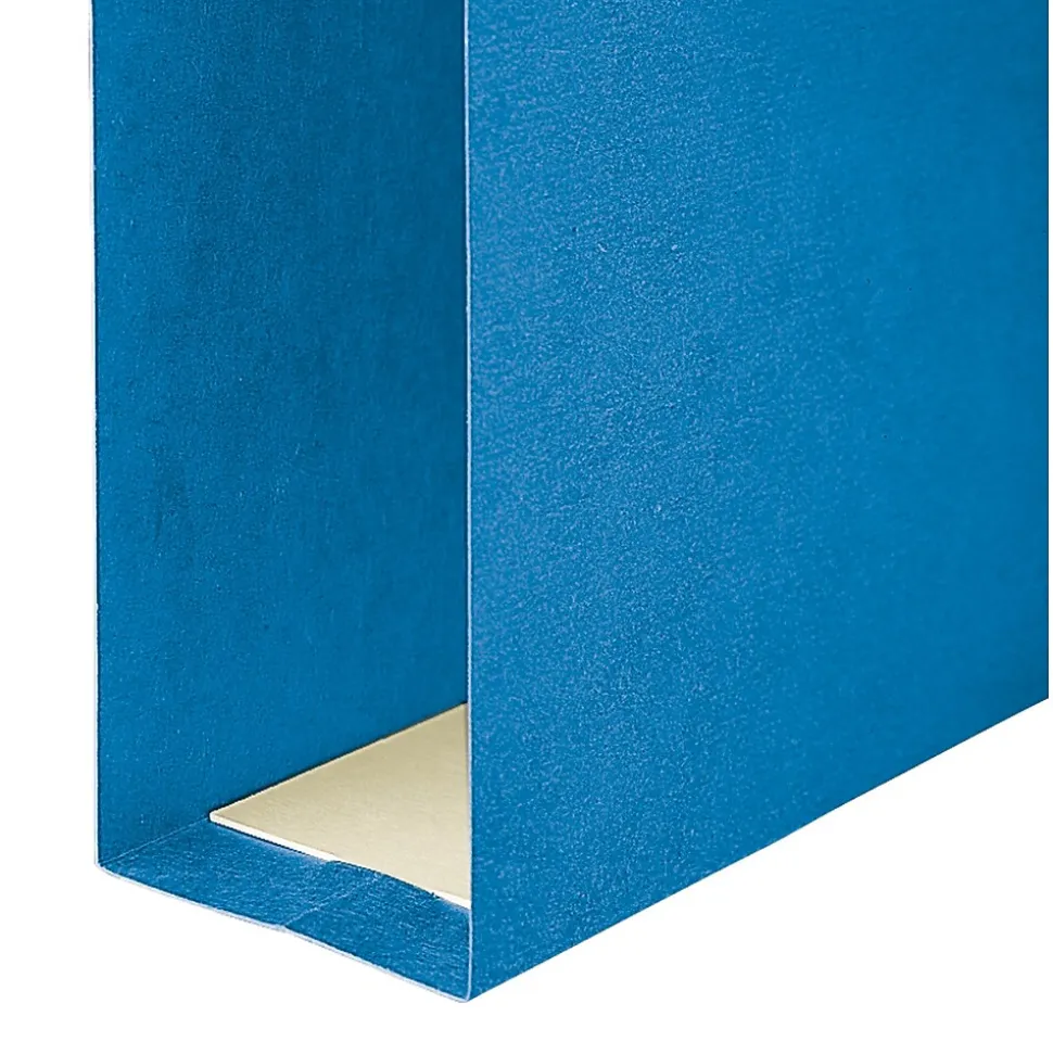 Smead Box Bottom Hanging File Folder, 2" Expansion, 5-Tab Tab, Letter Size, Assorted Colors, 25/Bx (64264)