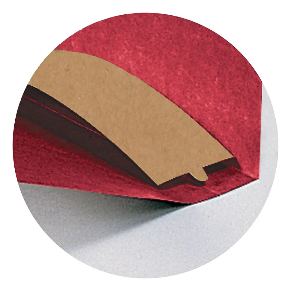 Smead Box Bottom Hanging File Folder, 2" Expansion, 5-Tab Tab, Letter Size, Assorted Colors, 25/Bx (64264)