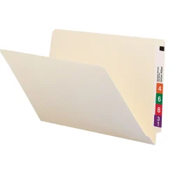 Smead End-Tab File Folders, Straight-Cut Tab, Legal Size, Manila, 100/Box (27100)