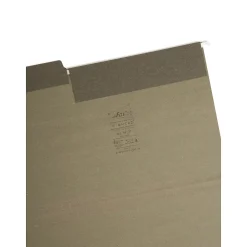 Smead FasTab Recycled Hanging File Folder, 3-Tab Tab, Legal Size, Standard Green, 20/Box (64137)