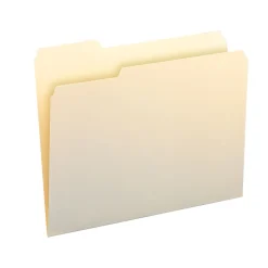 Smead File Folder, 1/3-Cut Tab, Letter Size, Manila, 100/Box (10331)
