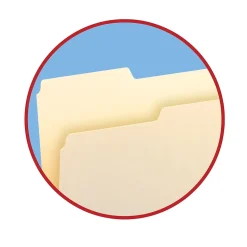 Smead File Folder, 1/3-Cut Tab, Letter Size, Manila, 100/Box (10331)