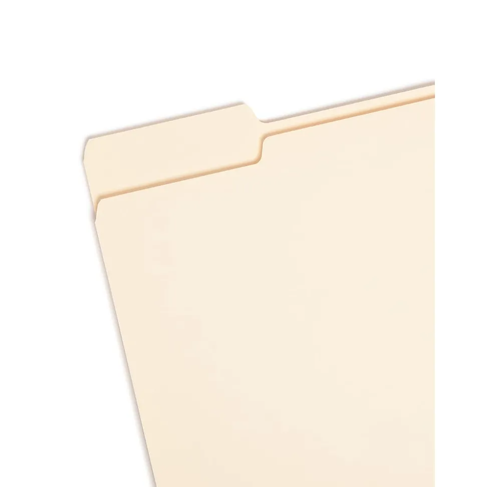 Smead File Folder, 1/3-Cut Tab, Letter Size, Manila, 100/Bx (10338)