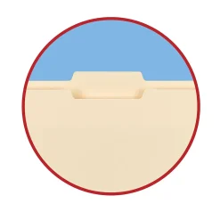 Smead File Folder, 1/3-Cut Tab, Letter Size, Manila, 100/Bx (10338)