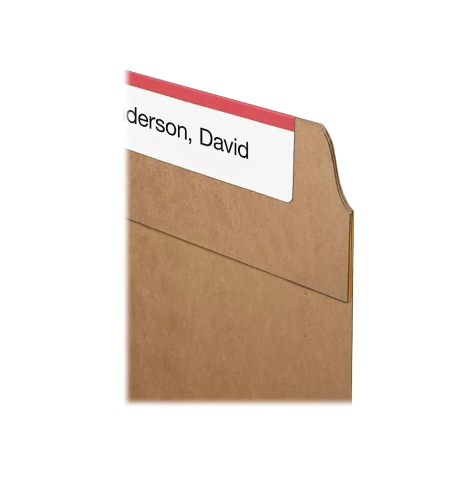 Smead File Folder, 1/3-Cut Tab, Letter Size, Kraft, 100/Box (10734)