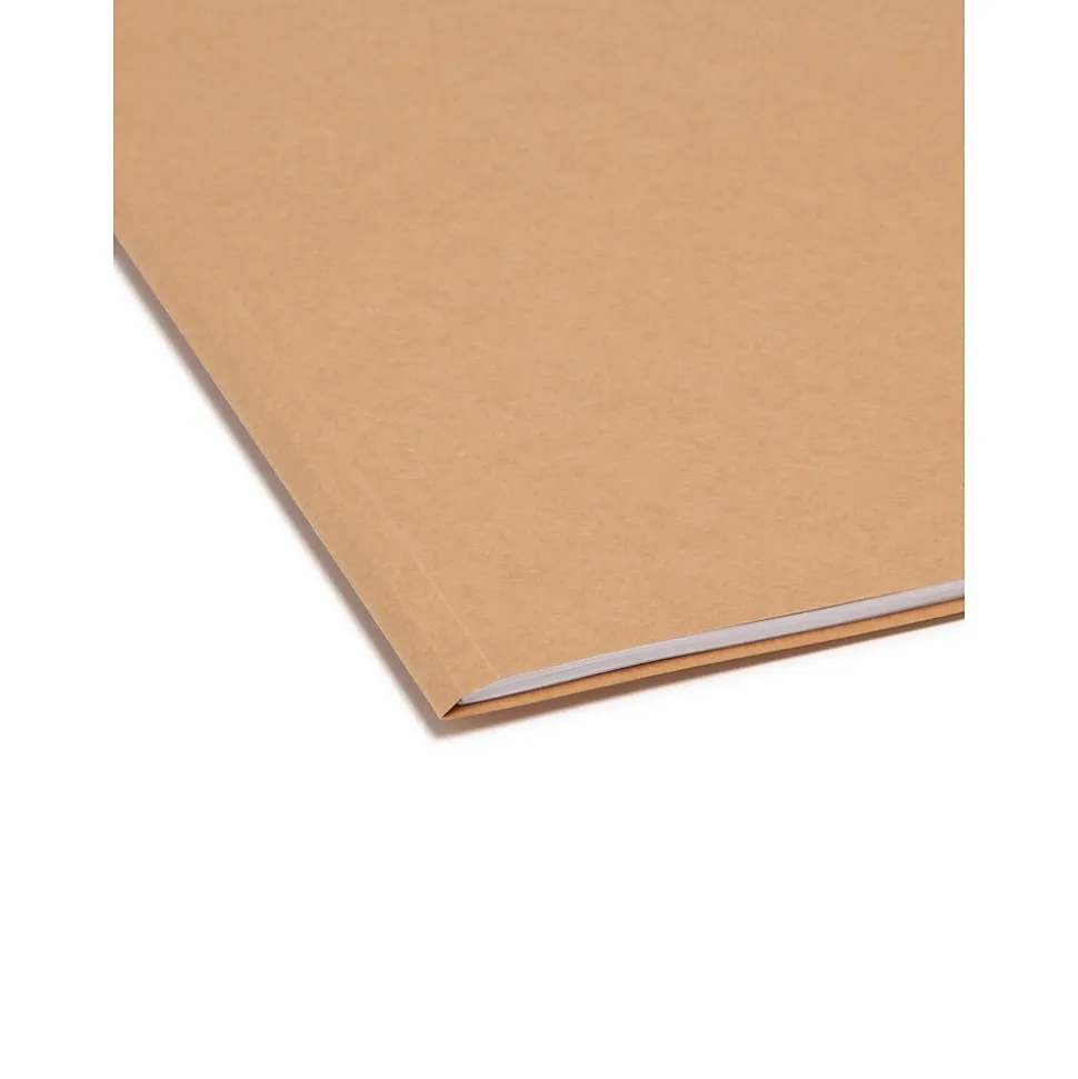 Smead File Folder, 1/3-Cut Tab, Letter Size, Kraft, 50/Box (10830)