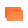 Smead File Folder, Reinforced Straight-Cut Tab, Legal Size, Orange, 100 per Box (17510)