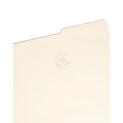 Smead File Folder, Reinforced 2/5-Cut Tab Right Position, Legal Size, Manila, 100/Box (15386)