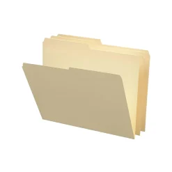 Smead File Folders, 1/2-Cut Tab, Letter Size, Manila, 100/Bx (10320)
