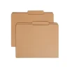 Smead File Folders, Reinforced 2/5-Cut Tab Right Of Center, Guide Height, Letter Size, Kraft, 100/Box (10776)