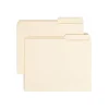 Smead File Folders, Reinforced 2/5-Cut Right Position, Guide Height, Letter Size, Manila, 100/Box (10386)