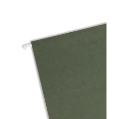 Smead Hanging File Folders, Letter Size, Standard Green, 25/Box (64010)