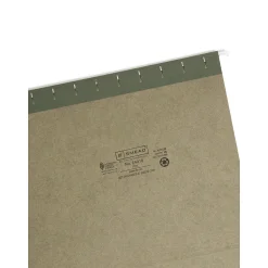 Smead Hanging File Folders, Letter Size, Standard Green, 25/Box (64010)