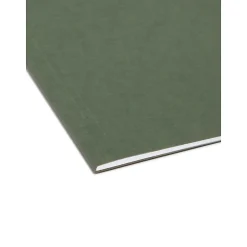 Smead Hanging File Folders, 1/3-Cut Tab, Letter Size, Standard Green, 25/Box (64035)