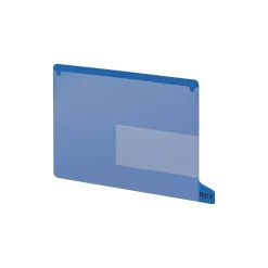 Smead Heavy Duty End Tab File Folder, Straight Cut, Letter Size, Blue, 25/Box (61951)