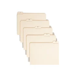Smead Indexed File Folder Set, Daily (1-31) Folders, Reinforced 1/5-Cut Tab, Letter Size, Manila, 31 per Set (11769)