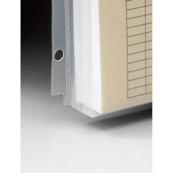 Smead Poly 3-Ring Envelope, 1-1/4" Expansion, Letter, 8-1/2" x 11", Clear, 3 per Pack (89500)